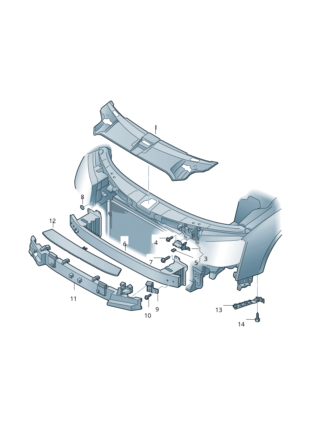 Front Bumper Bracket Left 4H0807283 & Right 4H0807284 Compatible With AUDI A8 D4 (4H2, 4H8, 4HC, 4HL) | A8 / S8 | A8L 2009-2013  No:- 101