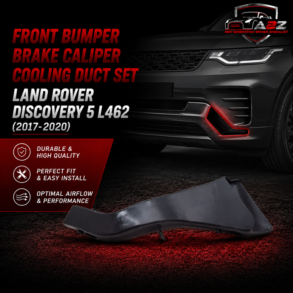 Front Bumper Brake Caliper Cooling Duct Left LR083228 & Right LR083227 Compatible With Land Rover Discovery 5 L462 (2017-20)
