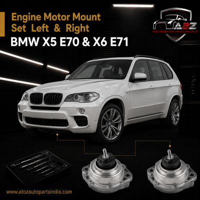 Engine Motor Mount Set Compatible With BMW X5 E70 & X6 E71 Engine Motor Mount Left 22116865145 & Right 22116865146