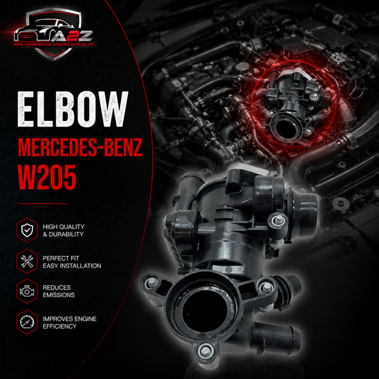 Elbow 2642001501 A2642001501 Compatible With Mercedes-Benz C-Class W205 & E-Class W213 Tag No.29