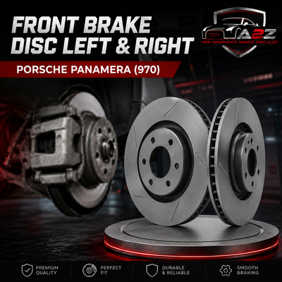 Front Brake Disc Set Left 298615301B Right 298615302B Compatible With PORSCHE PANAMERA (970)