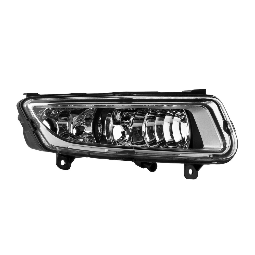Fog Lamp Two Bulbs Set Left 6R0941061F & Right 6R0941062F Compatible With Volkswagen Polo (2009)