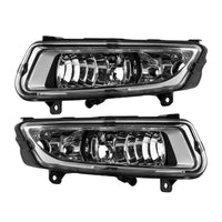 Fog Lamp Two Bulbs Set Left 6R0941061F & Right 6R0941062F Compatible With Volkswagen Polo (2009)