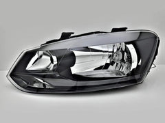 Head Light Set Left 6R2941015 Right 6R2941016 Compatible With Volkswagen Polo (2009)