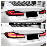 Upgrade Complete Tail Light Assy Set ( Upgrade Normal To G30 Latest Style) Plug And Play No Need To Change Bumper Compatible With BMW G30 (2017-20) Tag No.2