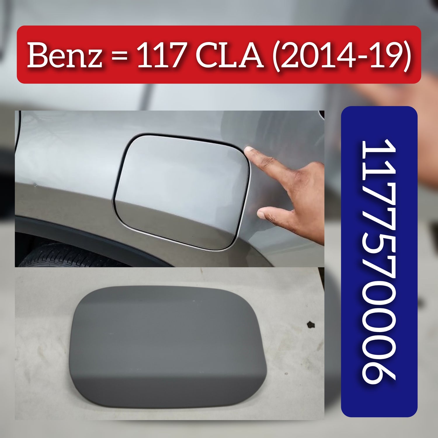 Fuel Tank Cap 1177570006 A1177570006 Compatible With MERZEDES BENZ CLA C117  (2014-2019)