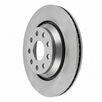 Rear Brake Disc Set 5Q0615601E 1K0615601N 3QD615601A Compatible With AUDI Q3 Sportback (F3N) & SKODA SUPERB II (3T4)