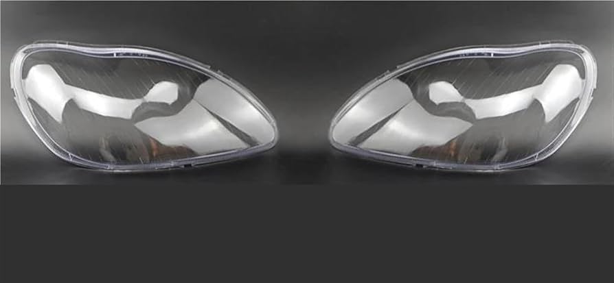 Car Front Headlight Transparent Lamp Sade Glass Headlight Lens Cover Compatible For MERCEDES BENZ 220 2003-2005