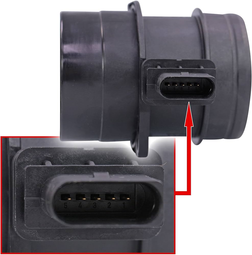 Air Flow Masse Meter Sensor A0281002735 0281002735 03G906461C Compatible With AUDI A4 Q5