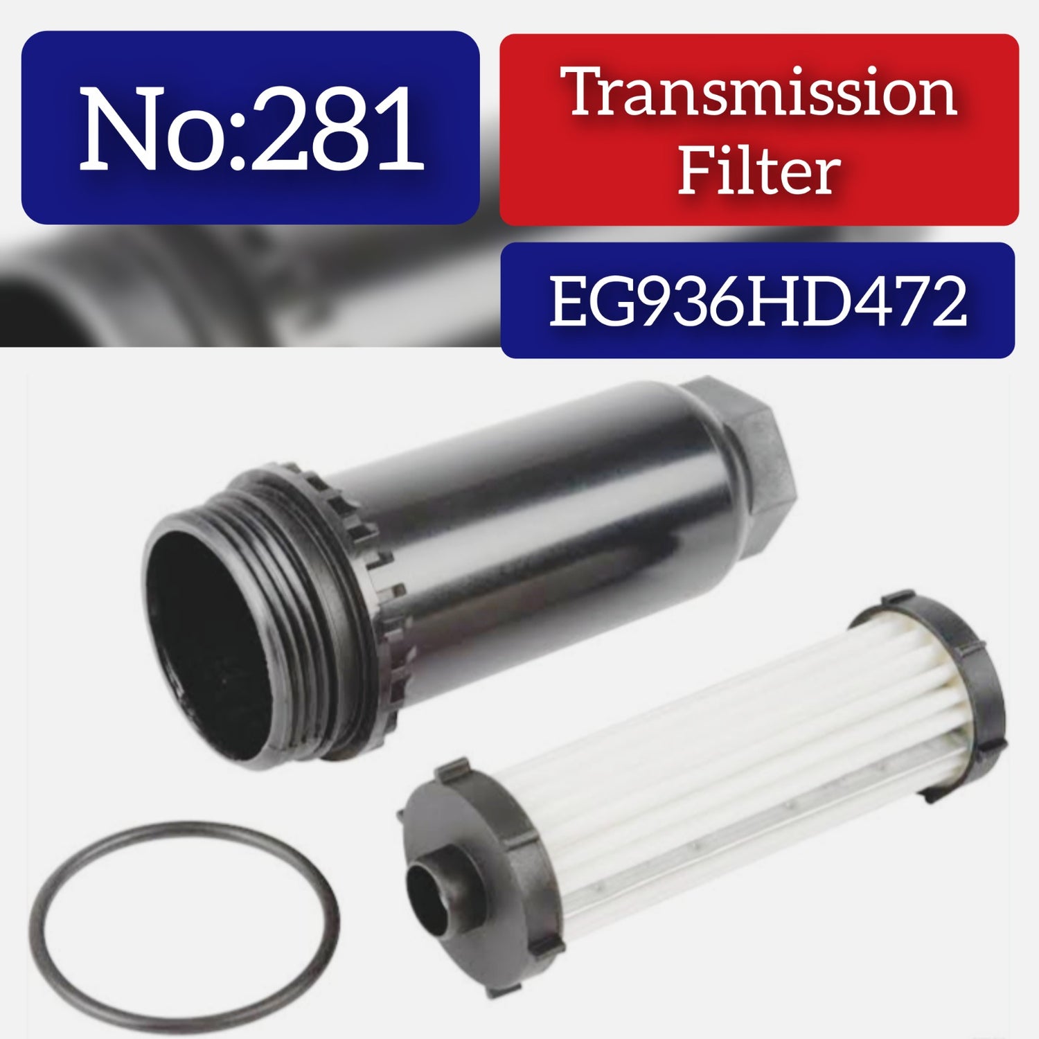 Transmission Filter 31256837 & EG936HD472 & HX151KIT Compatible With VOLVO V40 Cross Country (526) V40 Hatchback (525) Tag.281