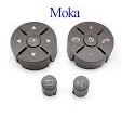 Moka-Round Steering Wheel Switch Control Buttons 2048210351-8495 & 2048210451-8495 Compatible with MERCEDES BENZ C-CLASS W204 & E-CLASS W212