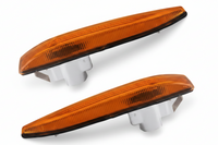 Additional Turn Indicator Lamp Left 63137164755 & Right 63137164756 (Common: 63138379685 63138379686) Compatible with BMW 7 Series  (E65, E66, E67)  2011-2014 Tag-FBL-02