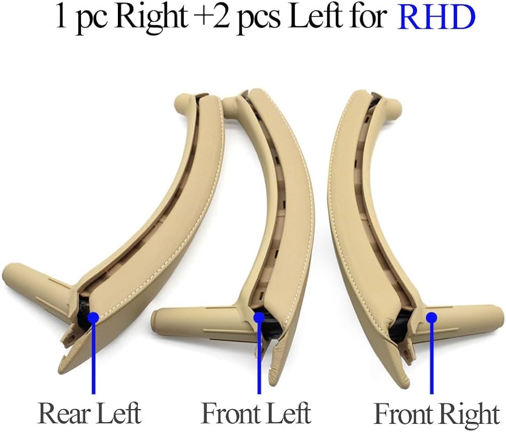 Handle set for BMW X5 E70 door handle, featuring a sleek design for enhanced style and durability.