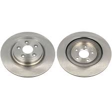 Rear Brake Disc Set C2C25339 C2D26352 C2D61075 Compatible With JAGUAR XF I (X250) & XJL (X351) (ALBRO)