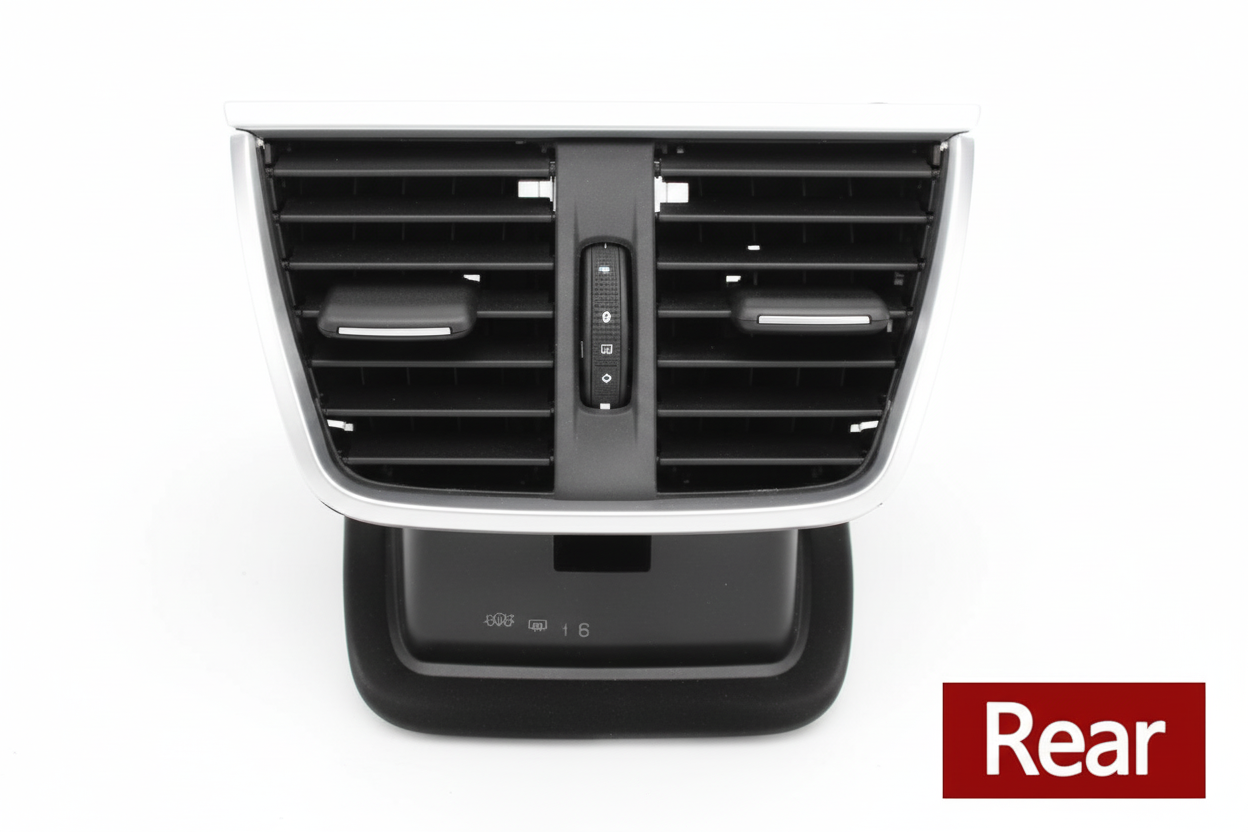 Black Ac Vent Grille Assembly Center 5E0820951  Right 5E0820951  Left 3VD819701  Rear 5ED819203 Left 5E0819701-A  Right 5E0819702-A Compatible With Skoda Octavia (New Model)
