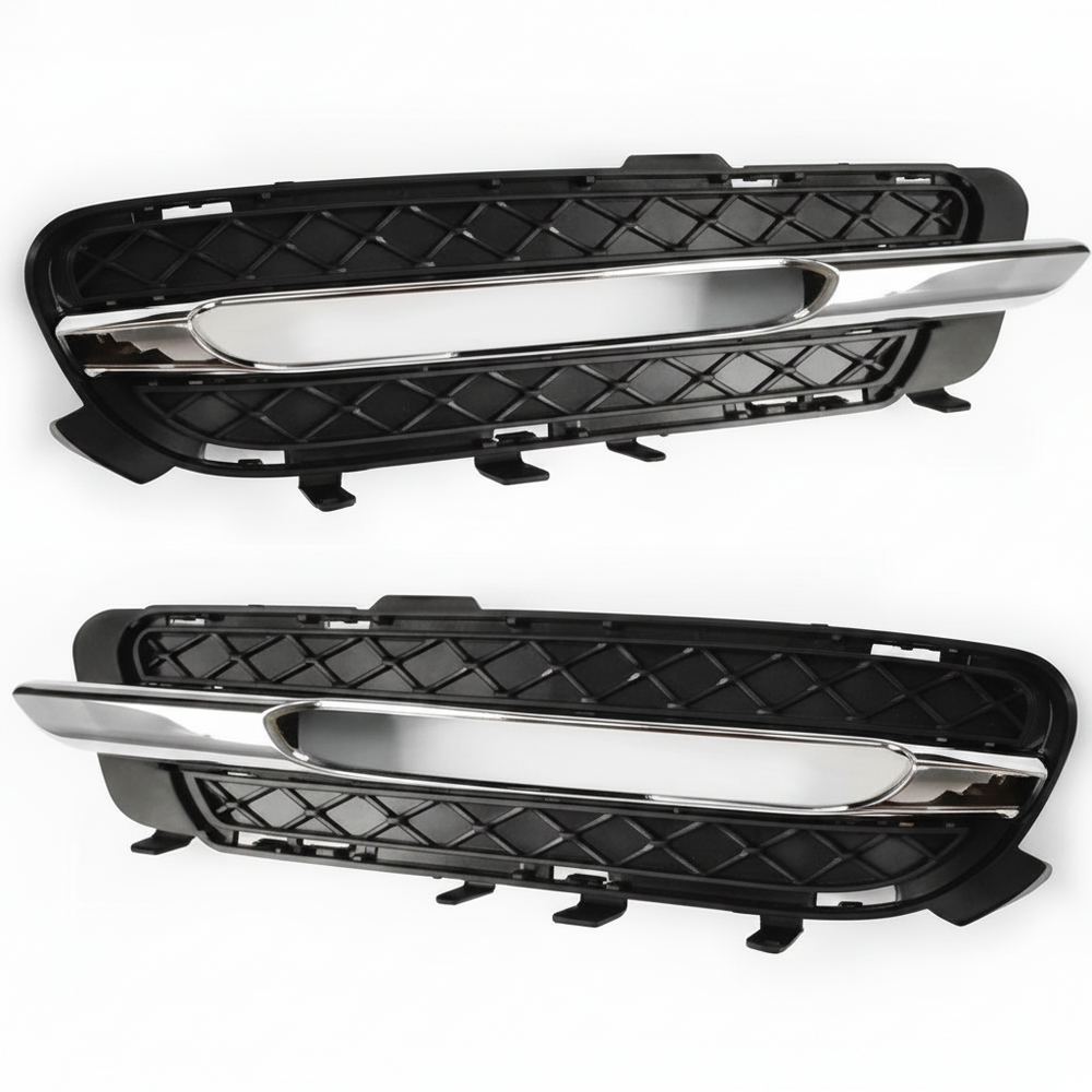 Fog Lamp Cover With Chrome Left 2128851523 & Right 2128851623 A2128851523 Compatible With MERCEDES-BENZ E-CLASS W212 2010-2013 Tag -291