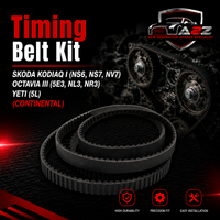 Timing Belt Kit CT1168K1 04l198119A Compatible With SKODA KODIAQ I (NS6, NS7, NV7) OCTAVIA III (5E3, NL3, NR3) YETI (5L) (CONTINENTAL)