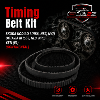 Timing Belt Kit CT1168K1 04l198119A Compatible With SKODA KODIAQ I (NS6, NS7, NV7) OCTAVIA III (5E3, NL3, NR3) YETI (5L) (CONTINENTAL)