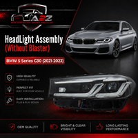 Complete Headlight Assy Left 63119479261 & Right 63119479262 (Without Blaster) Compatible With BMW 5 Series G30 (2021-2023) Tag No.65