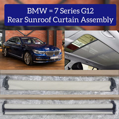Rear Sunroof Curtain Assembly Compatible With BMW 7 Series G12
