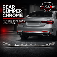 Rear Bumper Chrome 2068856203 Compatible With Mercedes-Benz C-CLASS W206 (2022-2025) Tag No.272