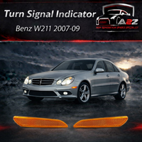 Front Bumper Turn Signal Indicator Light Left 2118200921 & Right 2118201021 Compatible with Mercedes Benz E-CLASS W211 2007-2009 Tag-FBL-14