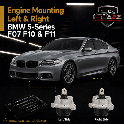 Engine Mounting Left 22116775905 Right 22116775906 Compatible With BMW 5-Series F07  F10 & F11
