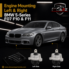Engine Mounting Left 22116775905 Right 22116775906 Compatible With BMW 5-Series F07  F10 & F11
