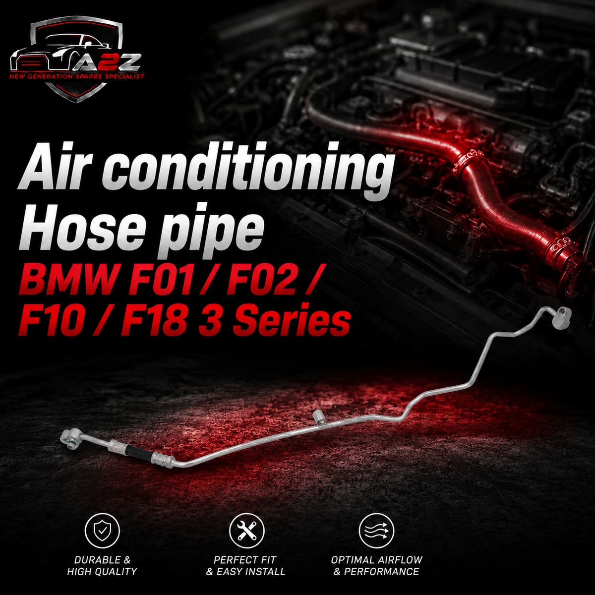 Air conditioning pipe 64509190502 Compatible With BMW F01 / F02 / F10 / F18 3 Series