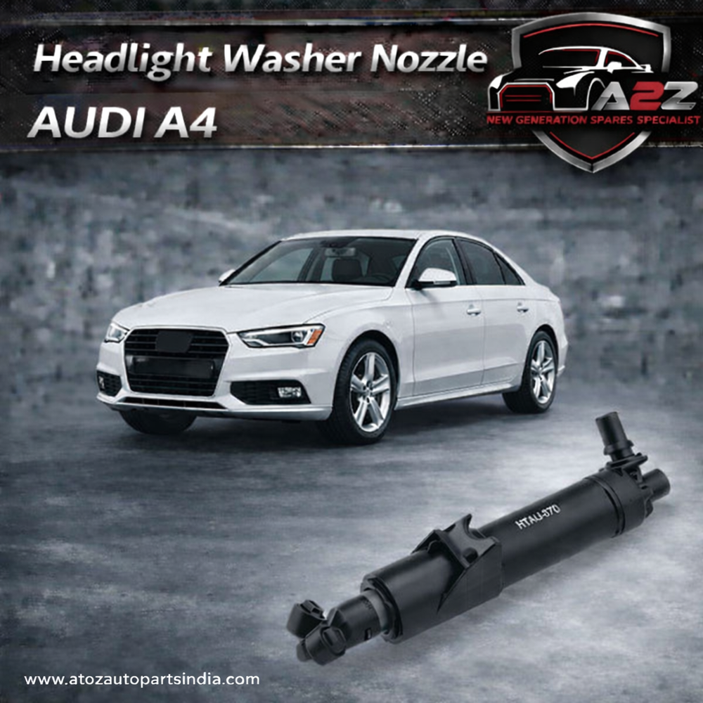 Headlight Washer Nozzle Left 8W0955102A & Right 8W0955101A Compatible With AUDI A4