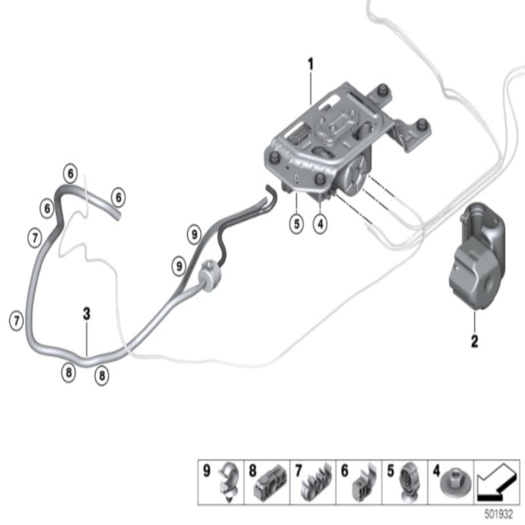 Air Suspension Compressor 37206896476 Compatible With BMW G05 G06 G07 (2018-25)