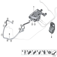 Air Suspension Compressor 37206896476 Compatible With BMW G05 G06 G07 (2018-25)