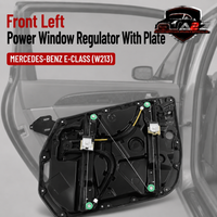 Front Left Power Window Regulator With Plate 2137205105 A2137205105 Compatible with MERCEDES-BENZ E-CLASS (W213)
