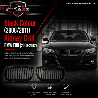 Black Colour (2008/2011)  Kidney Grill Set 51137201967 (R.H/L.H)Same Compatible With BMW 3 Series E90Tag 22
