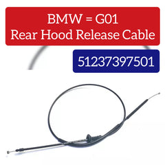 Rear Hood Release Cable 51237397501 Compatible With BMW For X3 G01