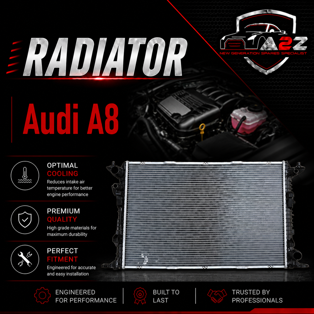 Radiator 4H0121251C Compatible With Audi A8