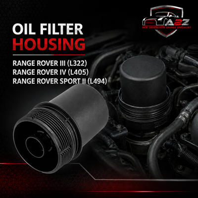 Oil Filter Housing LR023041 Compatible With RANGE ROVER III (L322) RANGE ROVER IV (L405) RANGE ROVER SPORT II (L494)