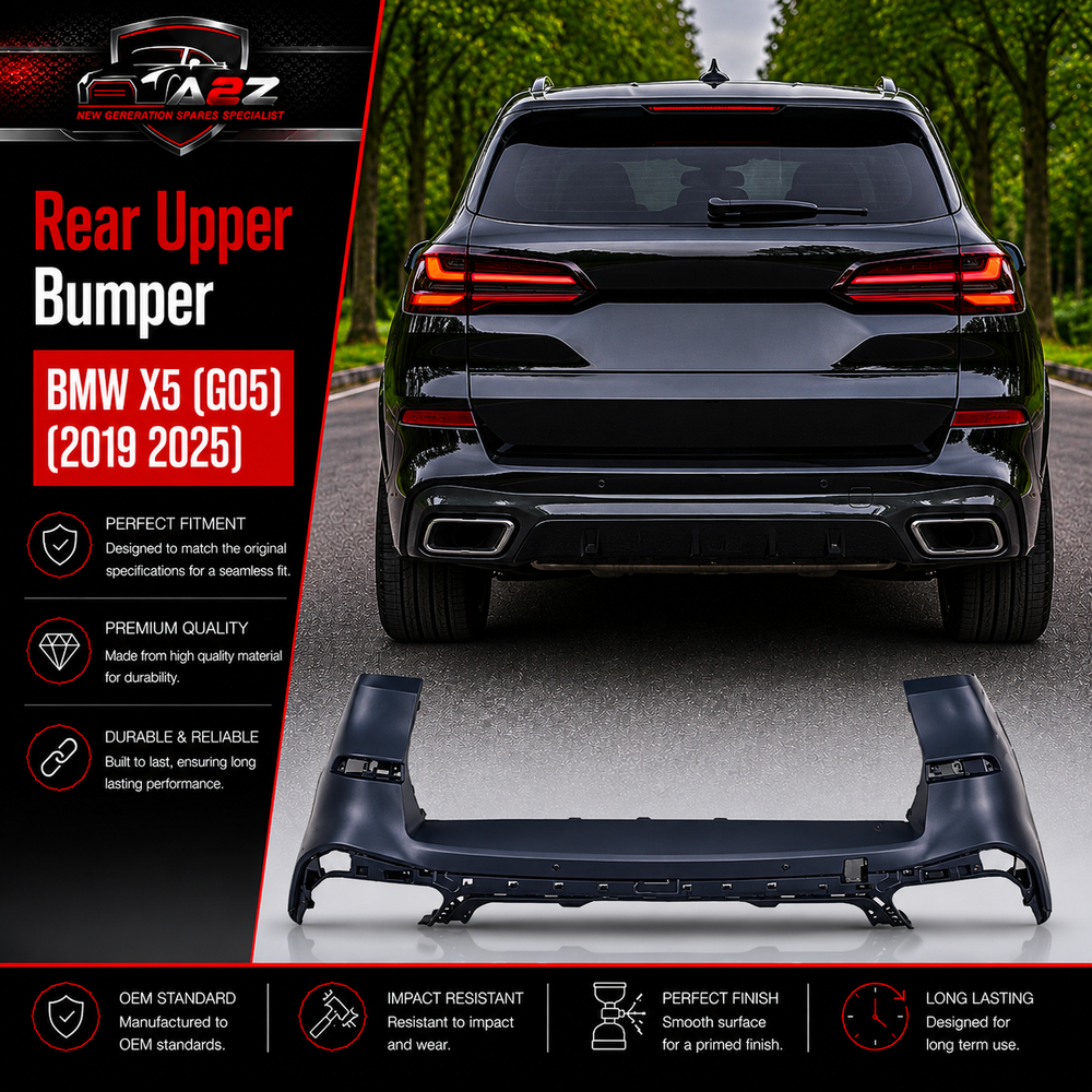 Rear Upper  Bumper 51115A0BD57 Compatible With BMW  BMW X5 (G05) (2019 2025) Tag No.101
