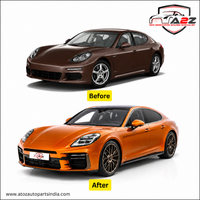 Complete Conversion Bumper Kit Compatible With Porsche Panamera (2010-2013) Upgrade  To Porsche Panamera (2018-2023)  (Shipping Cost Not Included In Price)