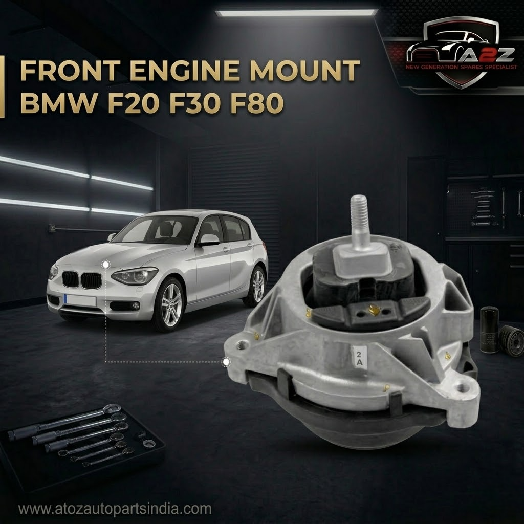 Front Engine Mount Set Compatible With BMW 1 Series  F20 & 3 Series F30, F80 Engine Mount Left 22116787657 & Right 22116787658