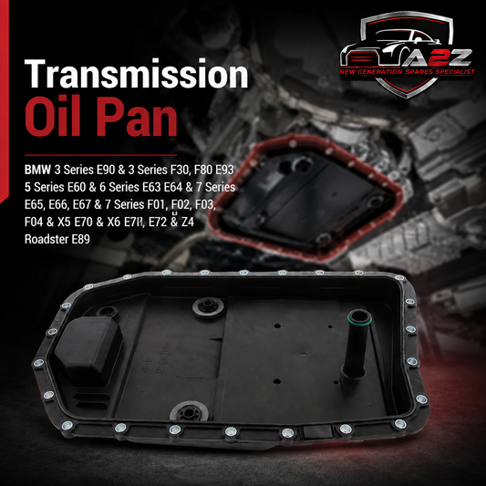 Transmission Oil Pan 24152333907 24117536387 24117571217 Compatible With BMW 3 Series E90 & 3 Series F30, F80 E93 5 Series E60 & 6 Series E63 E64 & 7 Series E65, E66, E67 & 7 Series F01, F02, F03, F04 & X5 E70 & X6 E71, E72 & Z4 Roadster E89 Tag-OP-07