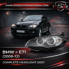 Complete Headlight Set Left 63117287009 & Right 63117287010 Compatible With BMW E71