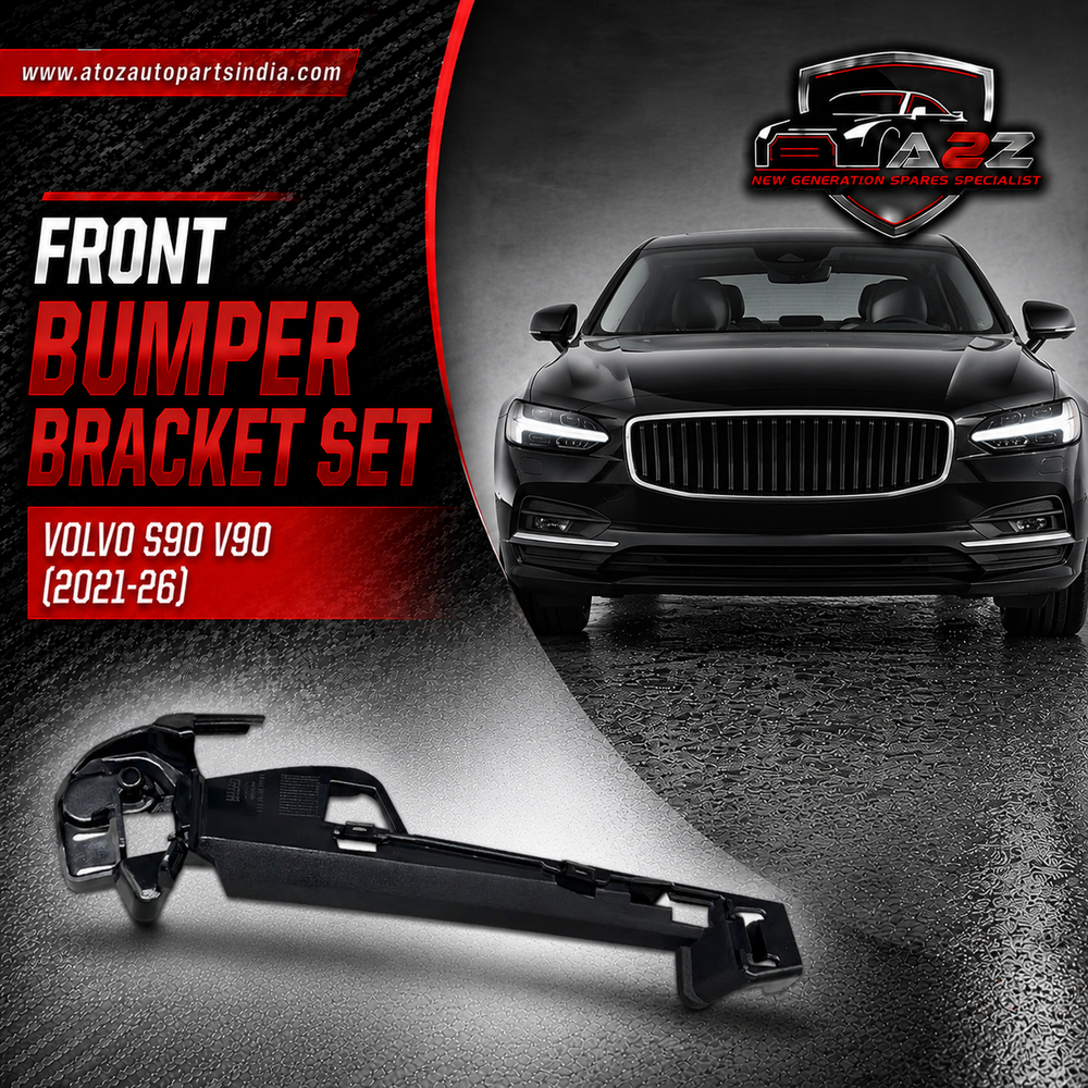 Front Bumper Bracket Set Left 31663020 & Right 31663021 Compatible With Volvo S90 V90 (2021-26)