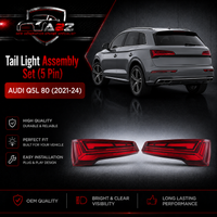 Tail Light Assembly Set (5 Pin) Left 80A945075B & Right 80A945076B Compatible With Audi Q5L 80 (2021-24) Tag NO.175