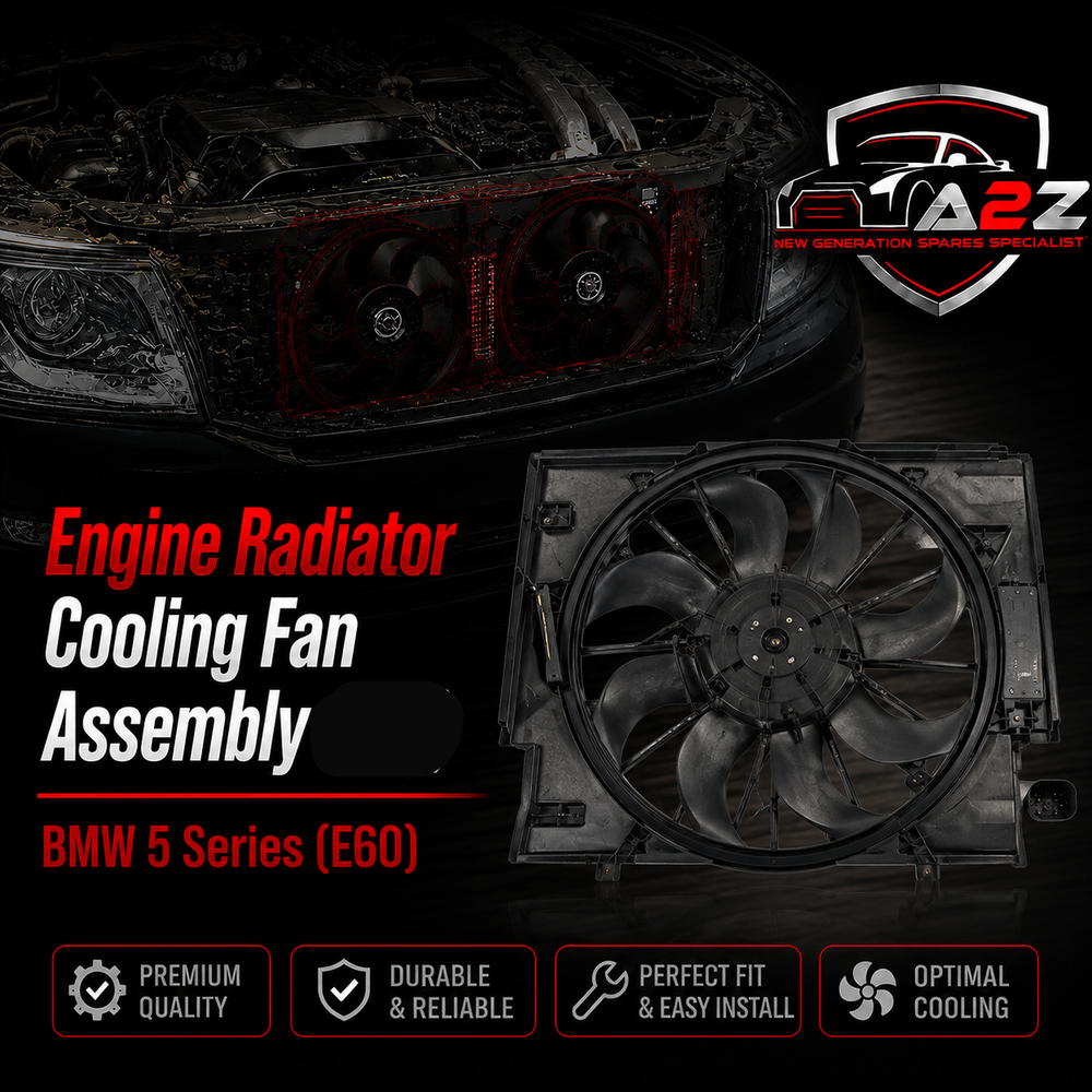 Engine Radiator Cooling Fan Assembly 17428508251 17427801657 Compatible With BMW 5 Series (E60)