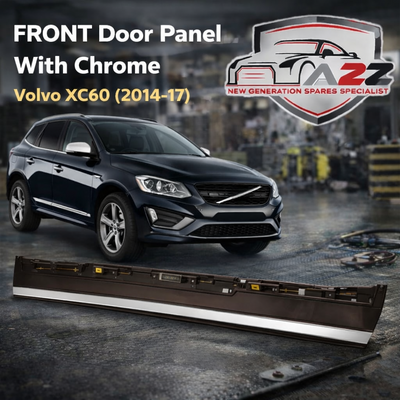 Front Door Panel With Chrome Left 31333816 Compatible With Volvo XC60 (2014-17)