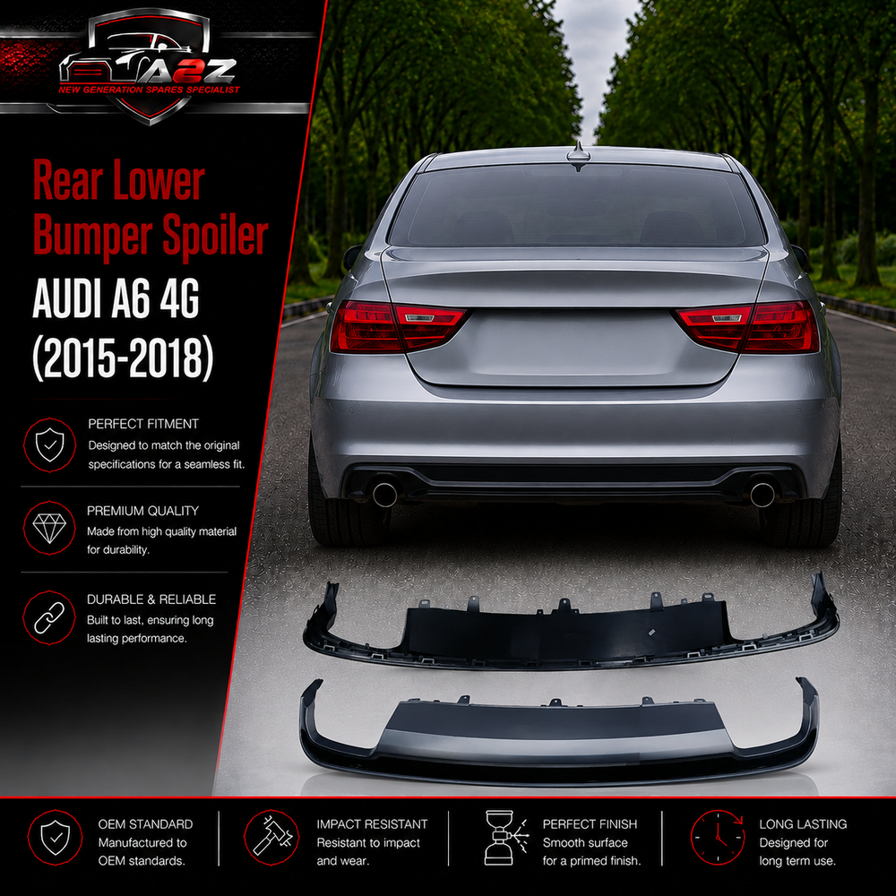 Rear Lower Bumper Spoiler 4G807833B Compatible With AUDI A6 4G (2015-2018) Tag No.223