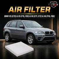 Air Filter E3951LI 64316945596 & LA1822 & LA918 Compatible With BMW X5 (E70) & X5 (F15, F85) & X6 (E71, E72) & X6 (F16, F86)Tag 82
