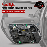 Front Right Power Window Regulator With Plate 2137205205 Compatible with MERCEDES-BENZ E-CLASS (W213)