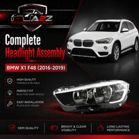 Complete Headlight Assy Left 63117346537 & Right 63117346538 Compatible With BMW X1 F48 (2016-2019) Tag No.76